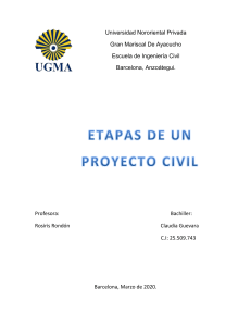 Etapas de un Proyecto Civil: Guía Completa