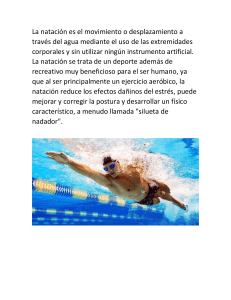Natación: Beneficios y Descripción General