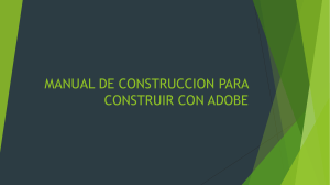 MANUAL DE CONSTRUCCION PARA CONSTRUIR CON ADOBE