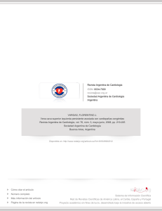Vena cava superior izquierda persistente asociada