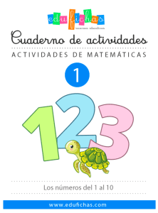 Cuaderno de Actividades de Matemáticas para Niños: Números 1-10
