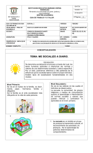 Guía de Socialización y Valores - 6to Grado