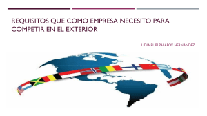 Requisitos para Competir en el Exterior