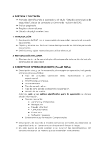 Estudio Aeronáutico de Seguridad (EAS) SORA