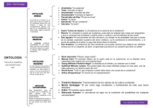 Ontología: Apuntes Filosóficos desde la Antigüedad hasta Hoy