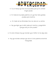 Reflexiones Cristianas sobre Pruebas y Fe en Dios