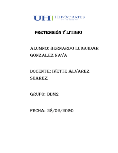 Pretensión y Litigio: Conceptos Clave en Derecho Procesal