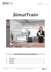 SimulTrain User Guide: Project Management Simulation