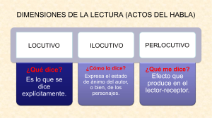 Dimensiones de la Lectura: Actos del Habla y Hermenéutica