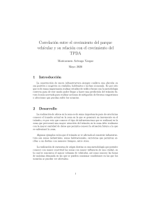 Crecimiento Vehicular y TPDA: Correlación y Análisis de Tráfico