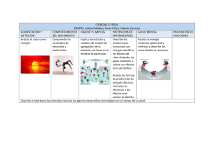 Ciencias Físicas 2: Tabla de Contenido