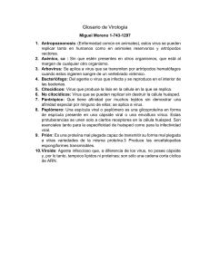 Glosario de Virología: Términos Clave