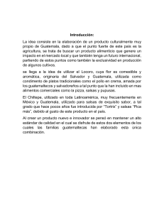 Producción de Chile Chiltepe y Loroco: Estudio de Mercado