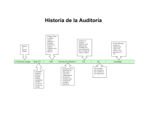 Historia de la Auditoría: Diagrama de Flujo