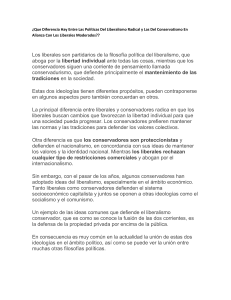 Liberalismo vs. Conservadurismo: Políticas Comparadas