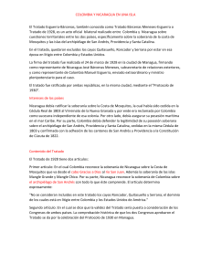 Tratado Esguerra-Bárcenas: Colombia y Nicaragua