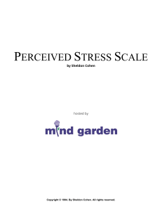 Perceived Stress Scale (PSS): Measure Your Stress Levels