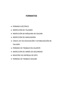 Lista de verificación de seguridad: Permisos e inspecciones
