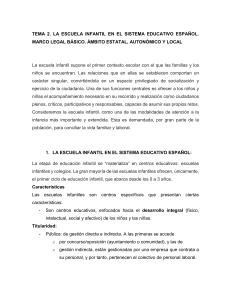 Escuela Infantil en España: Marco Legal y Sistema Educativo