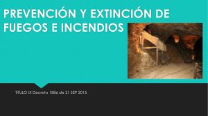Prevención y Extinción de Fuegos en Minería Subterránea