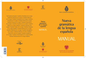 Nueva Gramática de la Lengua Española. Manual (capítulo 28)