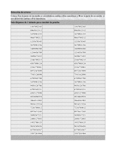 Prueba de Detección de Errores Numéricos