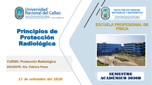 Presentación Principios de Protección Radiológica