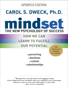 Mindset   The New Psychology of Success