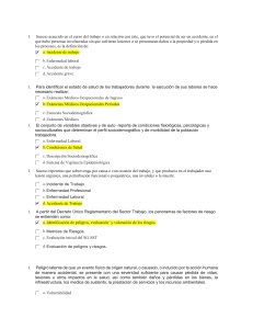 Cuestionario SG-SST: Seguridad y Salud en el Trabajo