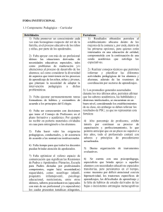 Análisis FODA Institucional: Estrategias de Mejora Educativa