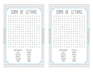 Caça-Palavras Chá de Bebê: Diversão e Aprendizado