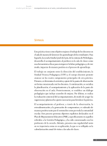 Acompañamiento Docente y Retroalimentación: Síntesis