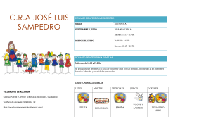 Información Escolar: C.R.A José Luis Sampedro
