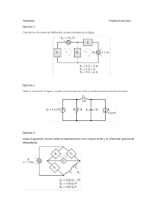 Ejercicios de Circuitos Eléctricos: Mallas, Nodos, Wheatstone