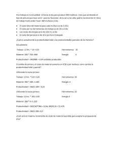 Ejercicio de Análisis de Productividad: Fabricación de Muñecas