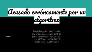 Acusado erróneamente por un algoritmo: Análisis y Reflexión