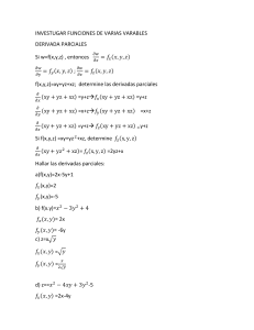 Derivadas Parciales: Ejercicios Resueltos