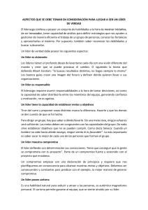 Cualidades de un Líder: Visión, Responsabilidad y Carisma