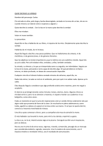 Quise Decirles la Verdad: Reflexiones de un Profesor