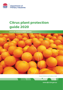 Citrus plant protection guide 2020