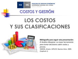 Costos y Gestión: Clasificación de Costos