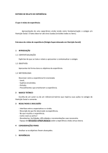 Experience Report Guide: Social Nutrition Internship
