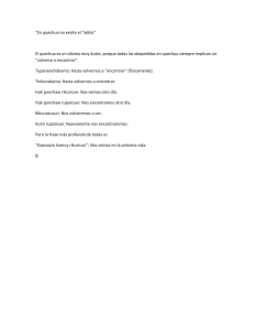 Frases de despedida quechua: una perspectiva cultural