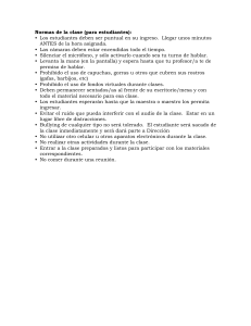 Normas de la clase