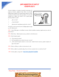 Guía Diagnóstica de Filosofía Ciclo V