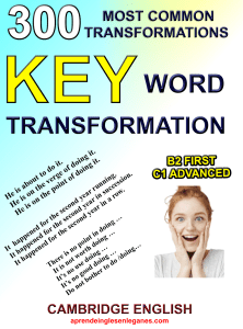 English Key Word Transformations: B2 & C1 Exam Prep