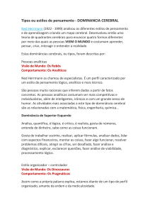 Estilos de Pensamento e Dominância Cerebral: Teoria de Herrmann