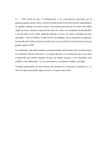 Impacto Pandemia en Educación: Estrés y Brecha Educativa