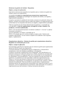 Normas ISO 9001 y SGOE: Requisitos de Gestión