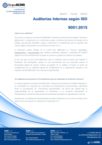 Auditorías Internas ISO 9001:2015: Guía Completa